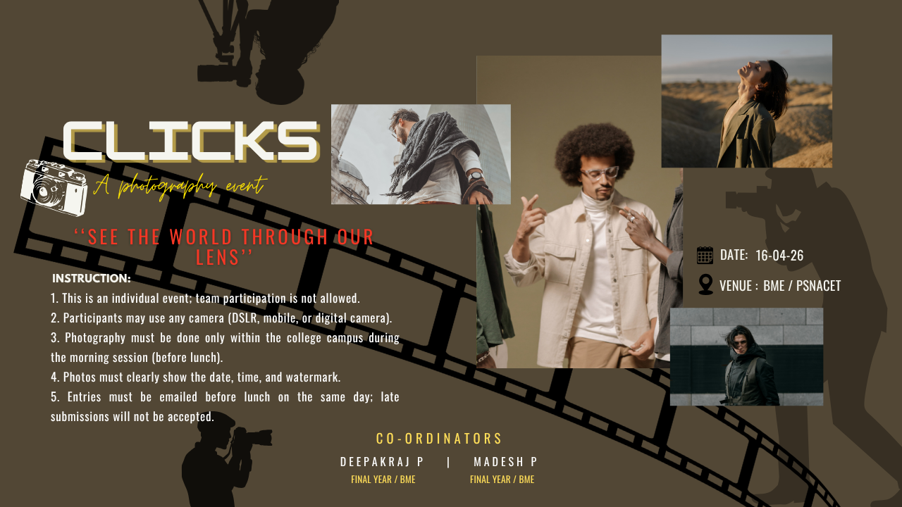 Clicks — Photography Event